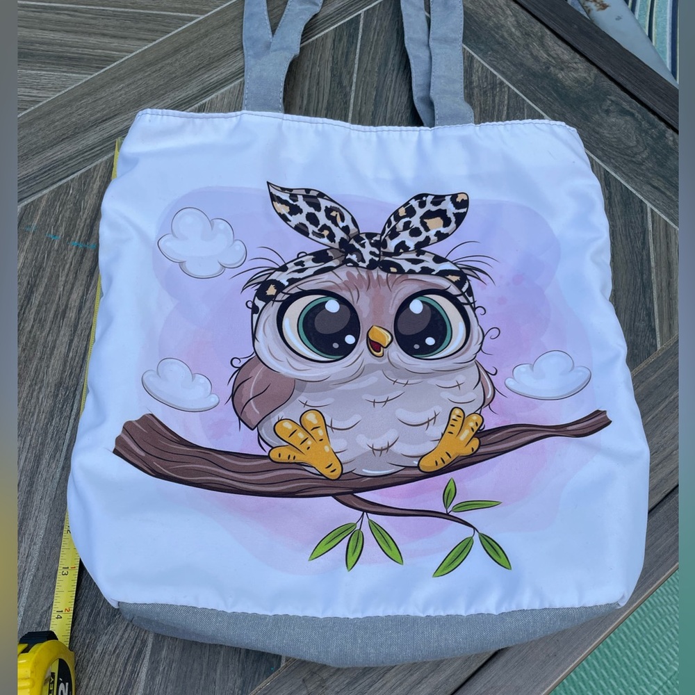 Cute Owl Tote Bag-like new!